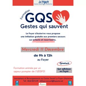 Formation Gestes qui sauvent